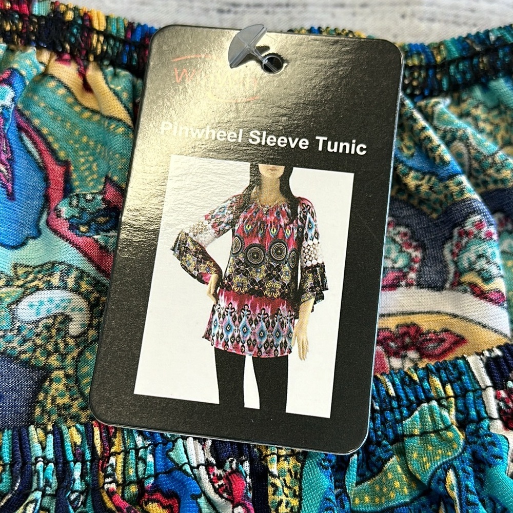 WinWin Boho Pinwheel Tunic • Sz L/XL • NWT! - Picture 6 of 11